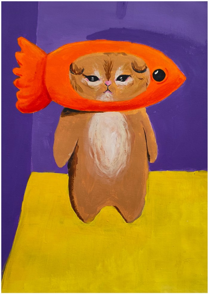 «Garfield 2.0», obra de Kristina Faminó